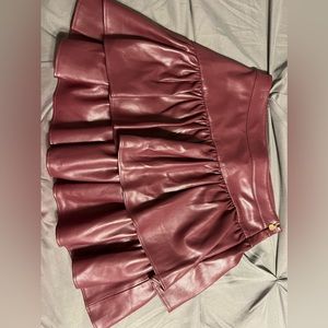 Beautiful burgundy skirt